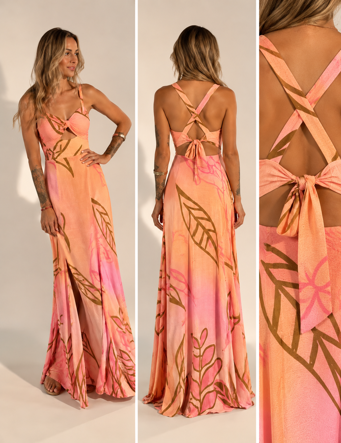 HA'ENA hand-dyed dress
