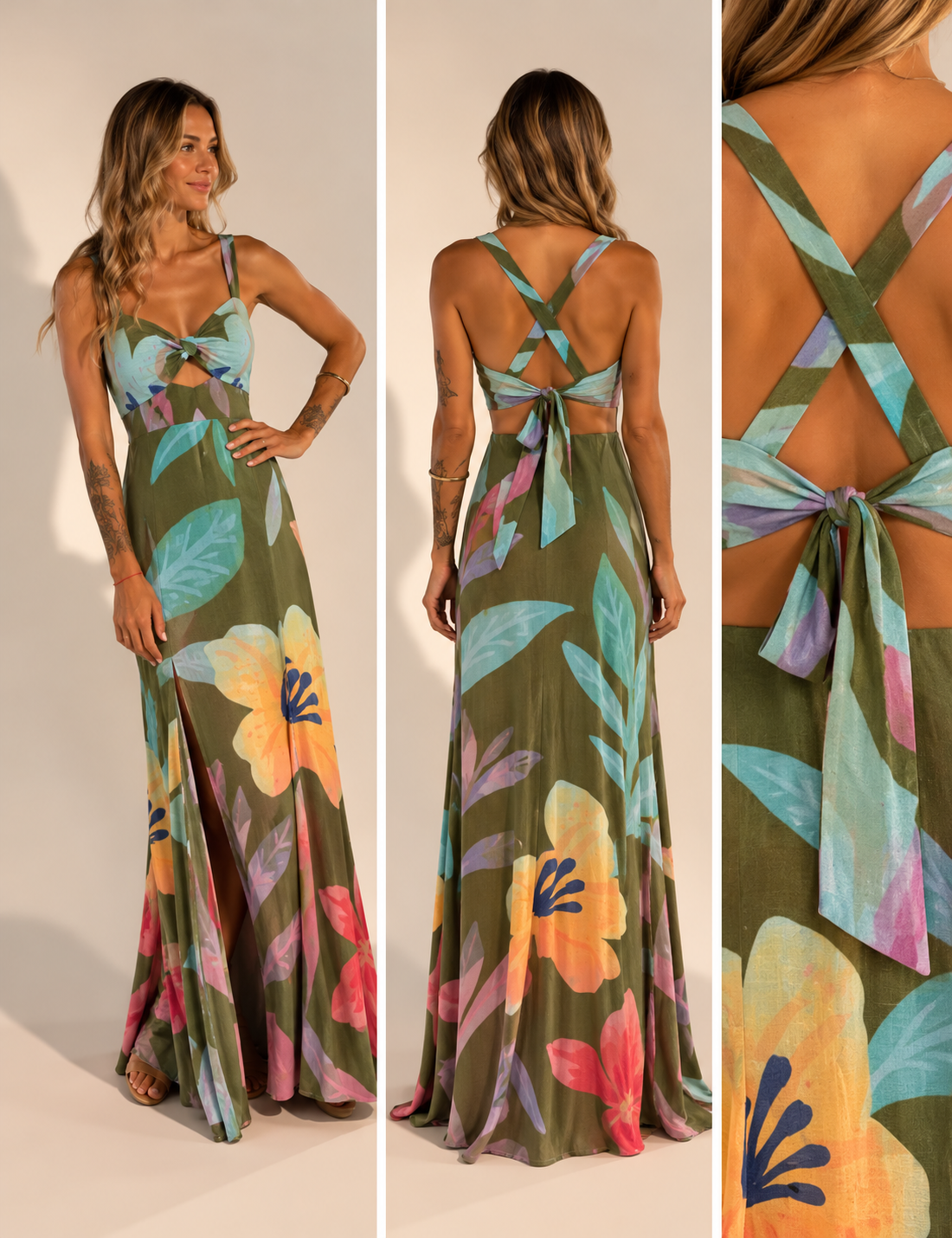 HA'ENA hand-dyed dress