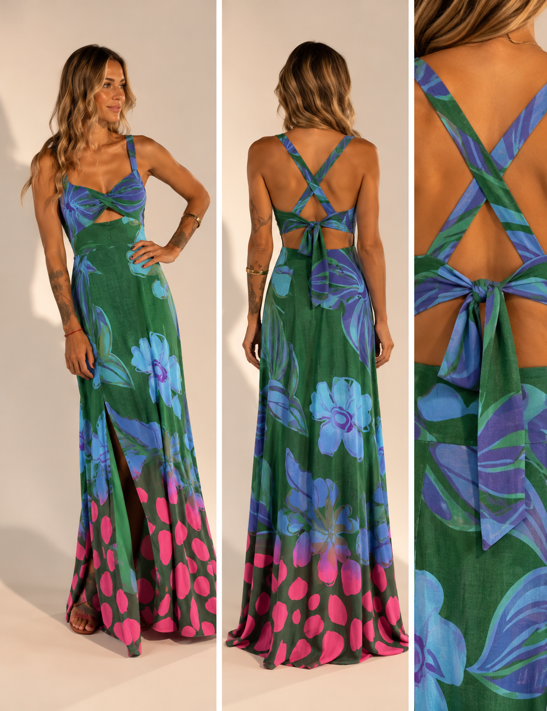 HA'ENA hand-dyed dress