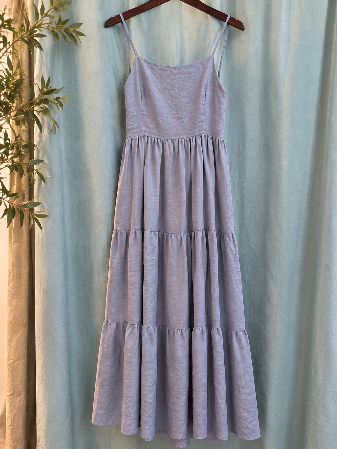 MURA tiered linen Dress