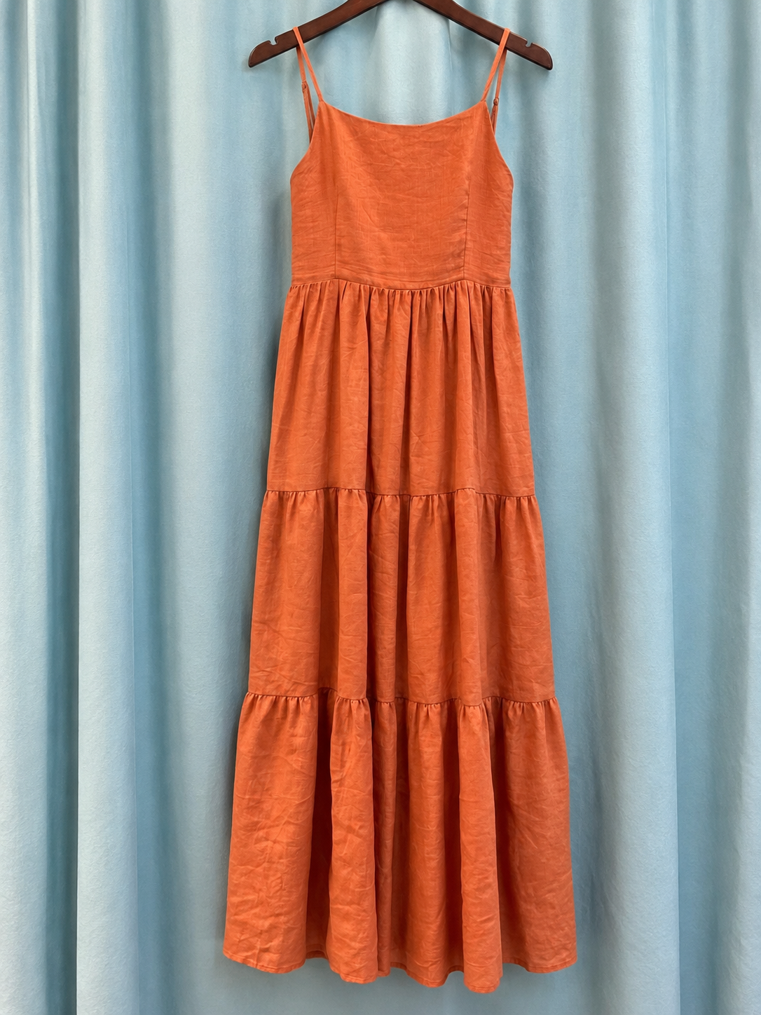 MURA tiered linen Dress