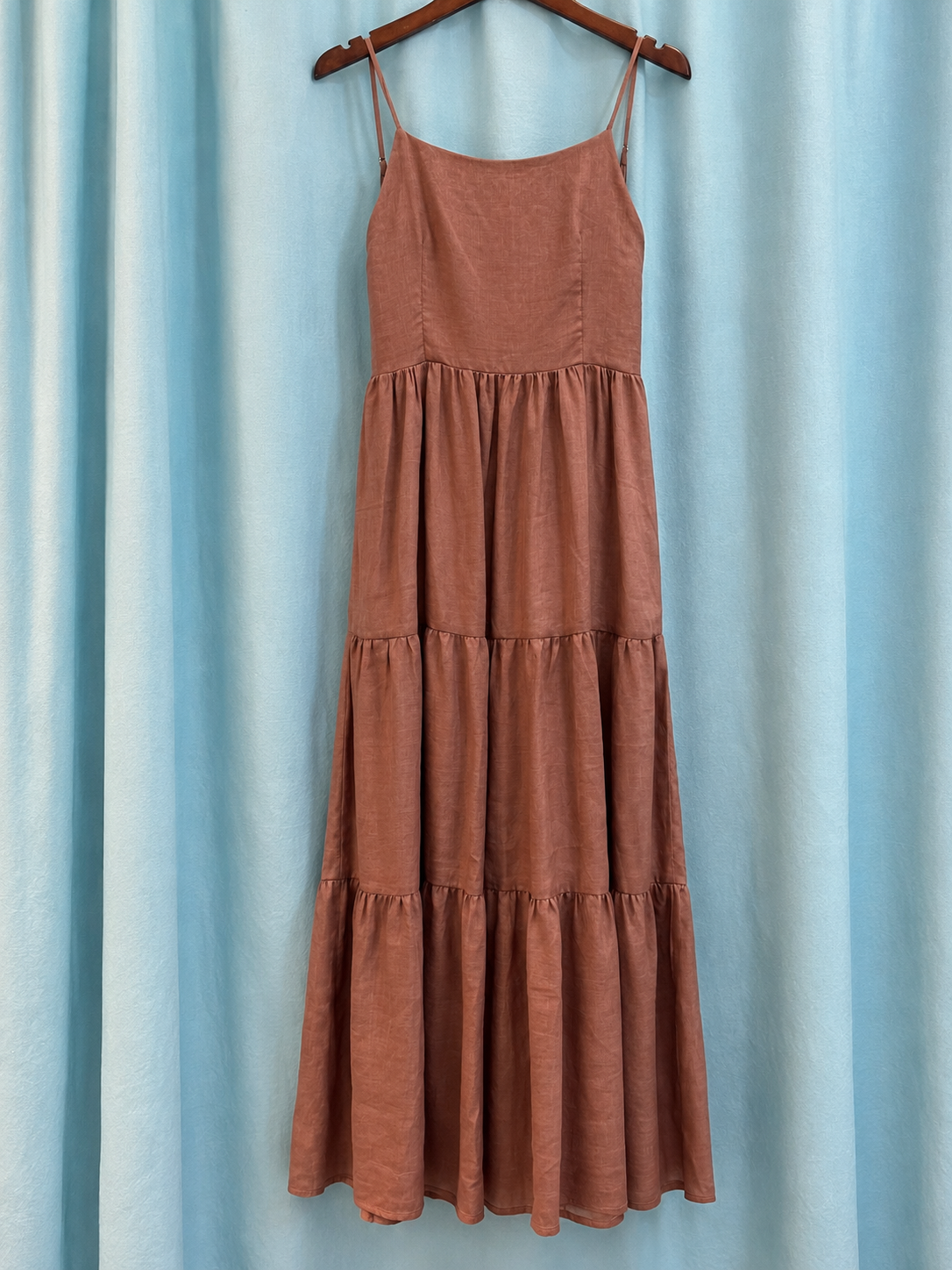 MURA tiered linen Dress
