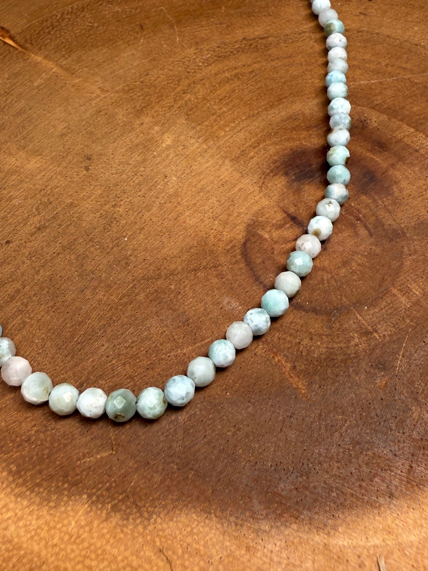 Larimar w/puka clasp Necklace