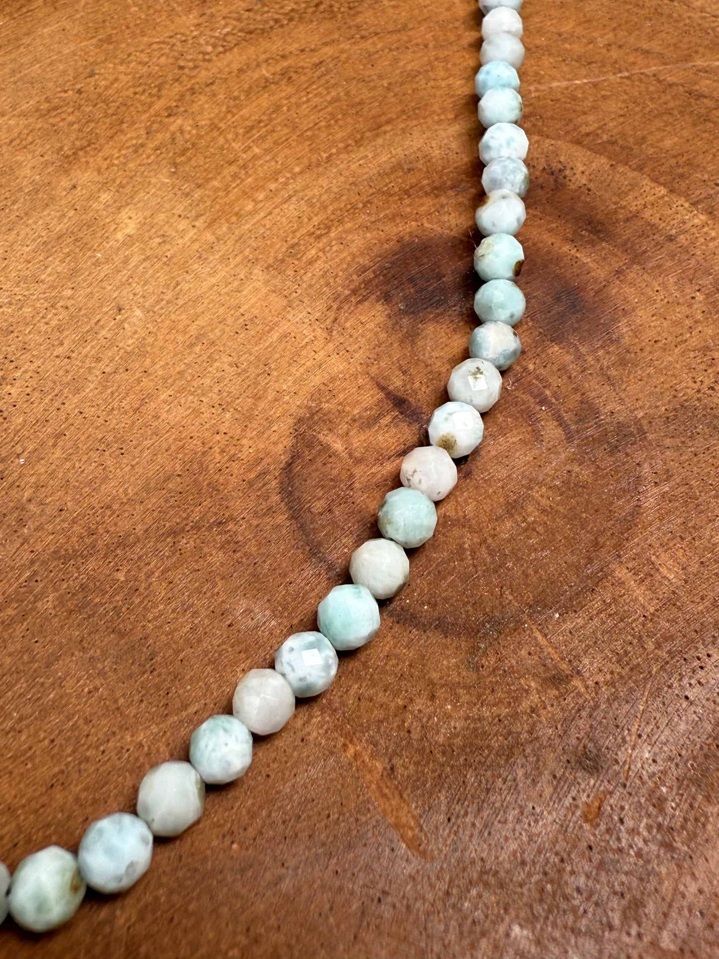 Larimar w/puka clasp Necklace