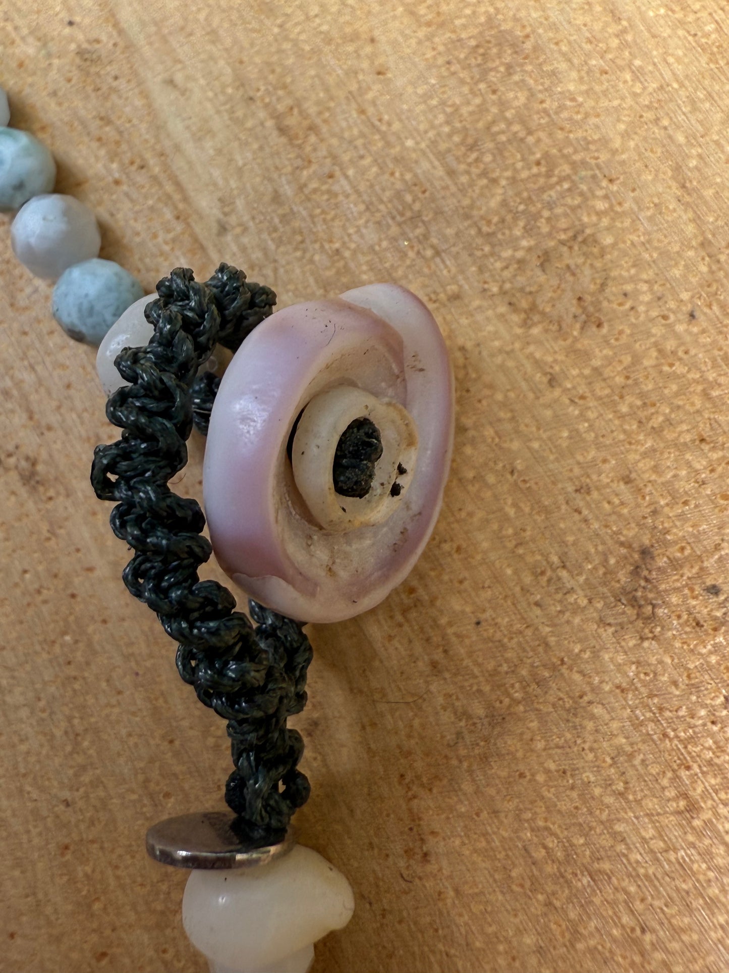 Larimar w/puka clasp Necklace